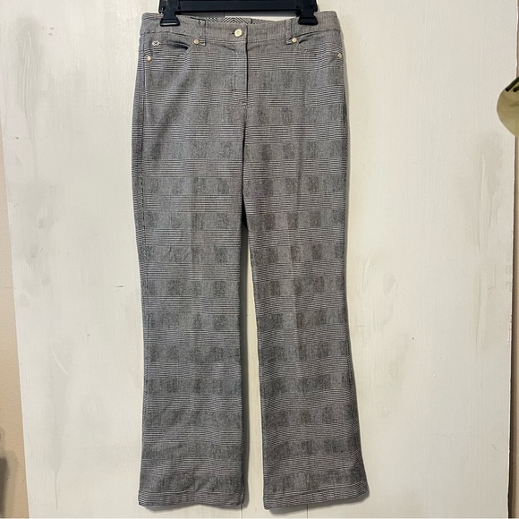 114. ESCADA BLACK WHITE /herringbone, Designer, Pants 8 - Picture 3 of 15